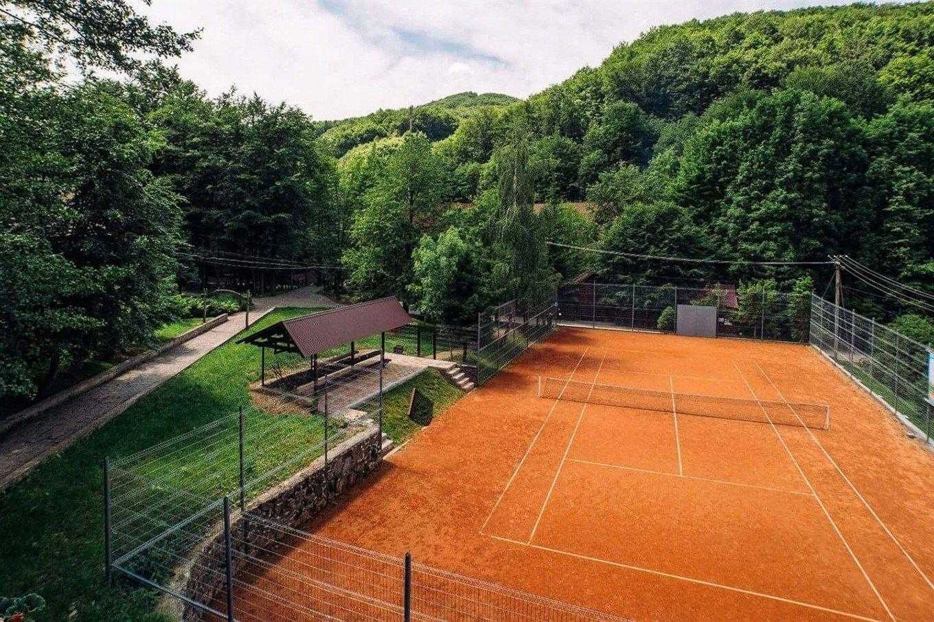 Тенісний корт Готель Voevodyno Resort Закарпаття - Тенісний корт